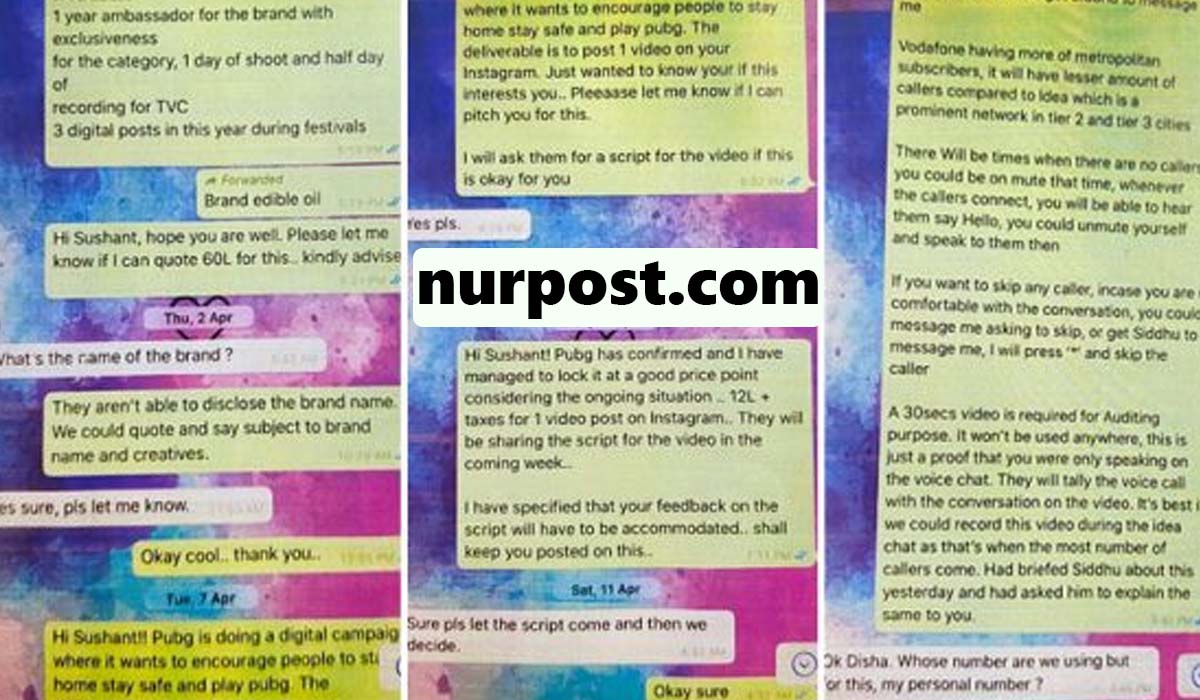 Who Leaked SSR Pvt Chats and Why? Who Leaked SSR Pvt Chats and Why